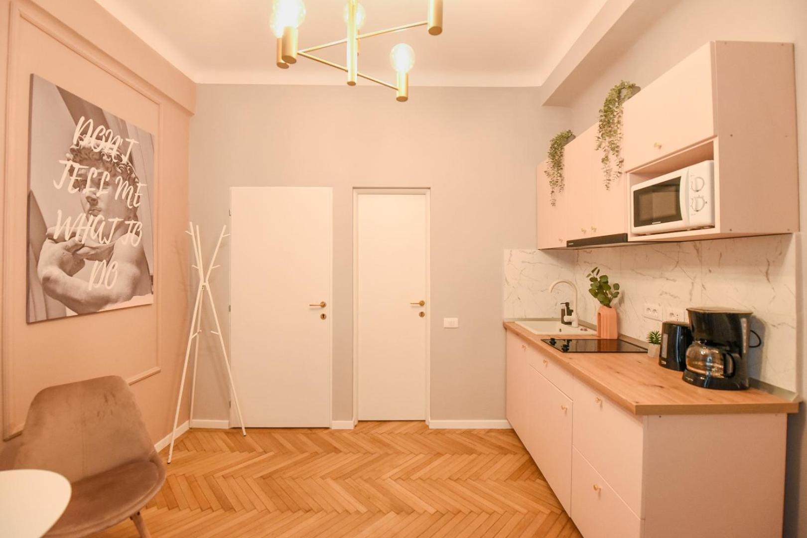 Modern Stay - Central Studios With Wall Projector Near Radisson Bukarest Værelse billede